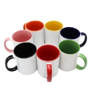 Sublimation Porcelain Two Tone  Mugs